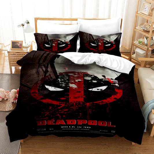 Deadpool Full Size Duvet Cover Set