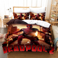 Deadpool Queen Size Bedding Set