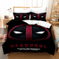 Deadpool King Size 4 Pcs Comforter And Bed Sheet Set