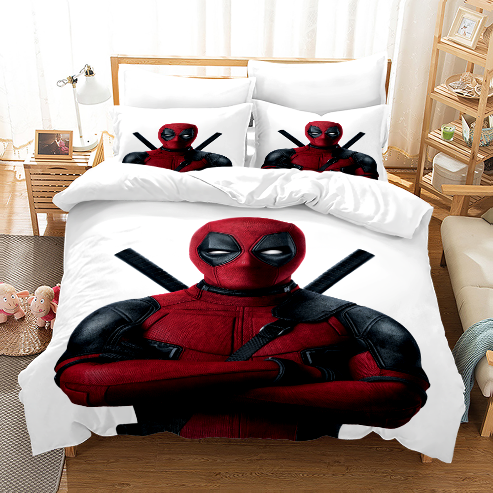 Marvel Deadpool Full Size Bedding Set