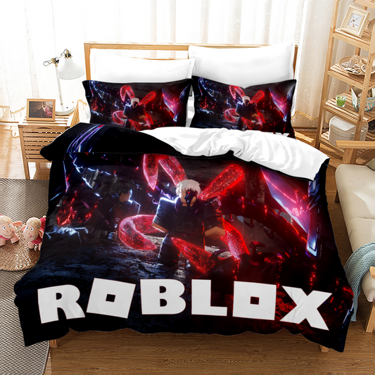 Roblox comforter and bedsheet set virtual reality