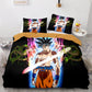 Dragon Ball Ultra Instinct Son Goku 3D Comforter and bed sheet set