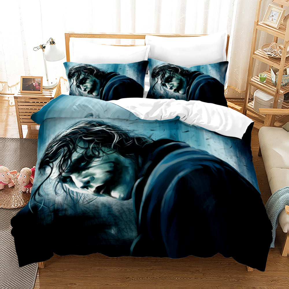 DC Joker eyes on you comforter and bed sheet 4pcs set