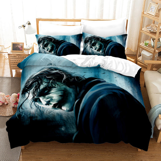 DC Joker eyes on you comforter and bed sheet 4pcs set