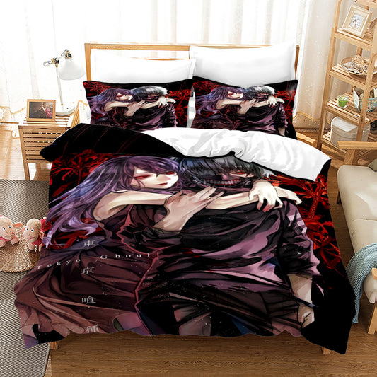 Tokyo Ghoul duvet cover and pillowcases set