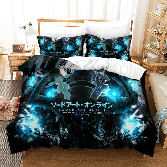 Sword Art Online full size Comforter and bed sheet set