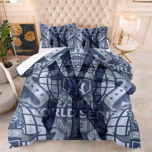 MLB New York Yankees Comforter And Bed Sheet Set