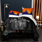 Happy Halloween 3D Bettdecke und Bettlaken-Set 