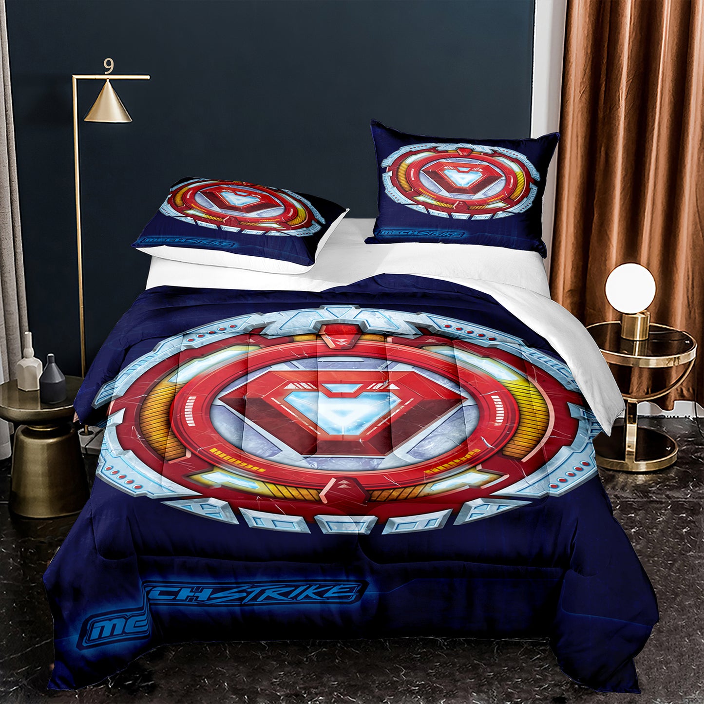 Mech strike Iron Man Comforter Set mech strike1003