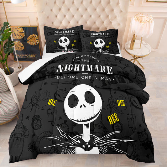3D Customizing Nightmare Comforter For Christmas Eve