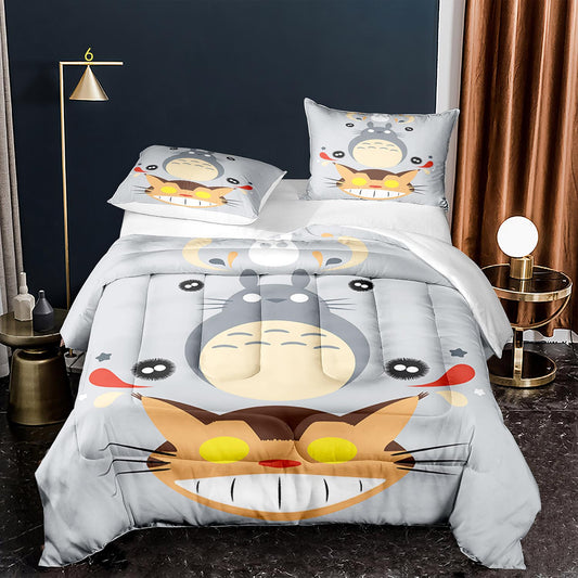 Anime Totoro Bedding Set 3D Printed