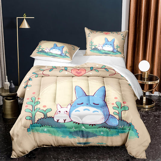 Cute Totoro Bedding Set 4 pieces