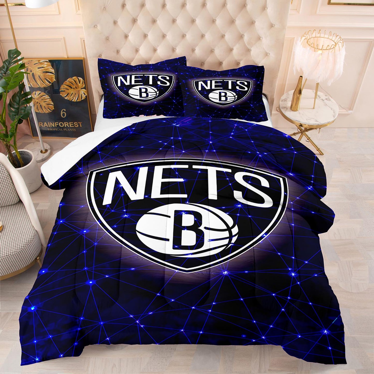 Bettdeckenset Brooklyn Nets mit Füllung 