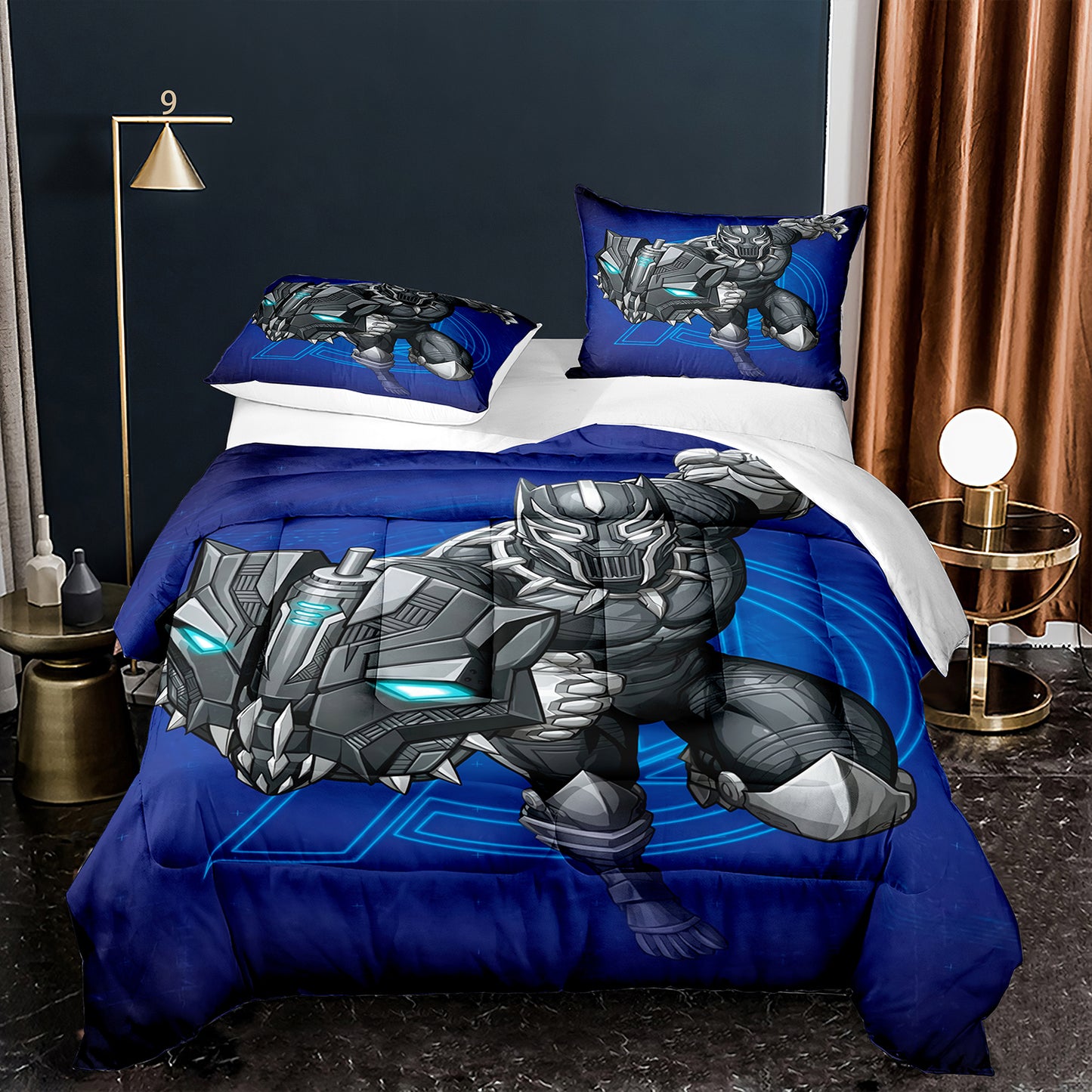 Mech strike Black Panther Comforter Set mech strike1012