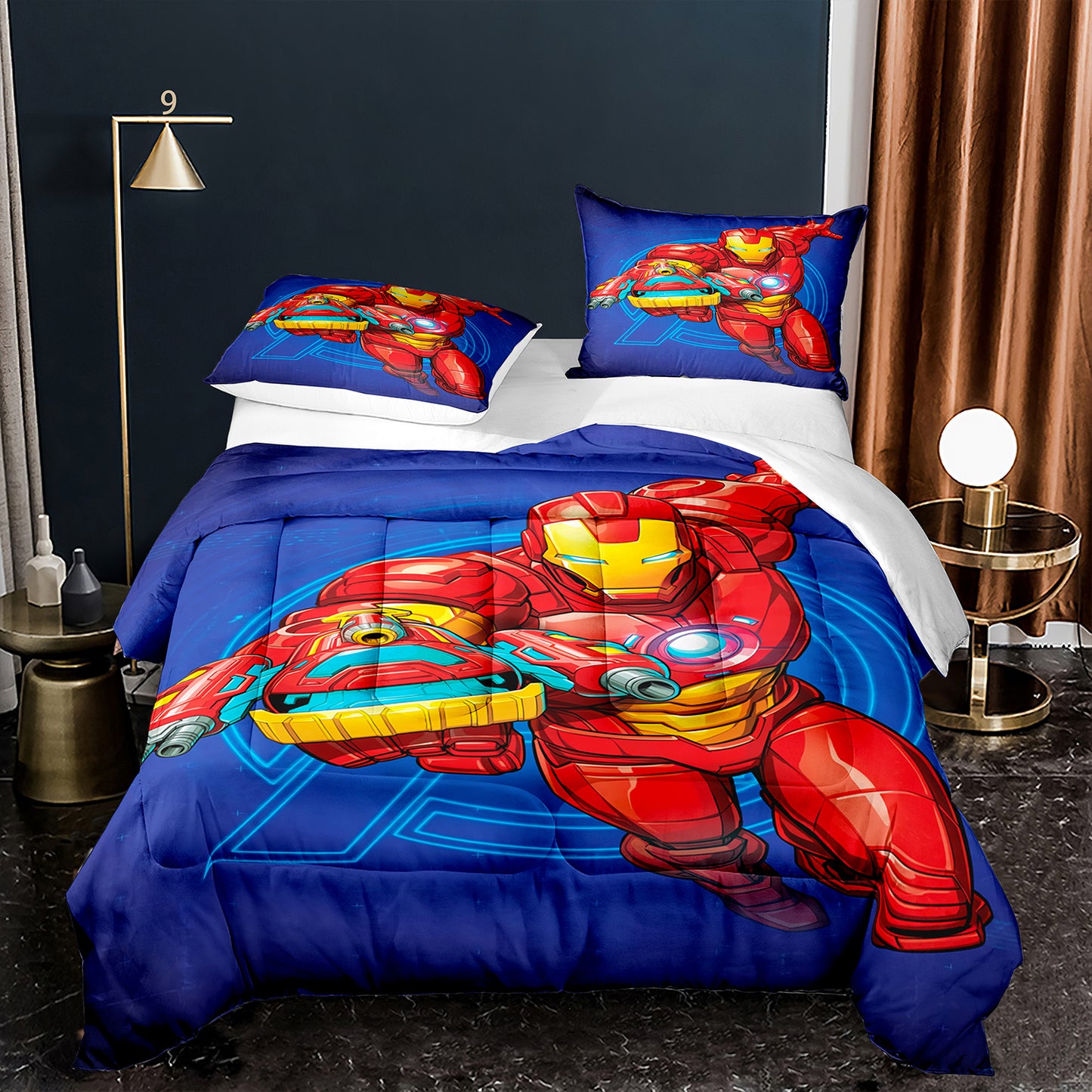 Mech strike Iron Man Comforter Set mech strike1017