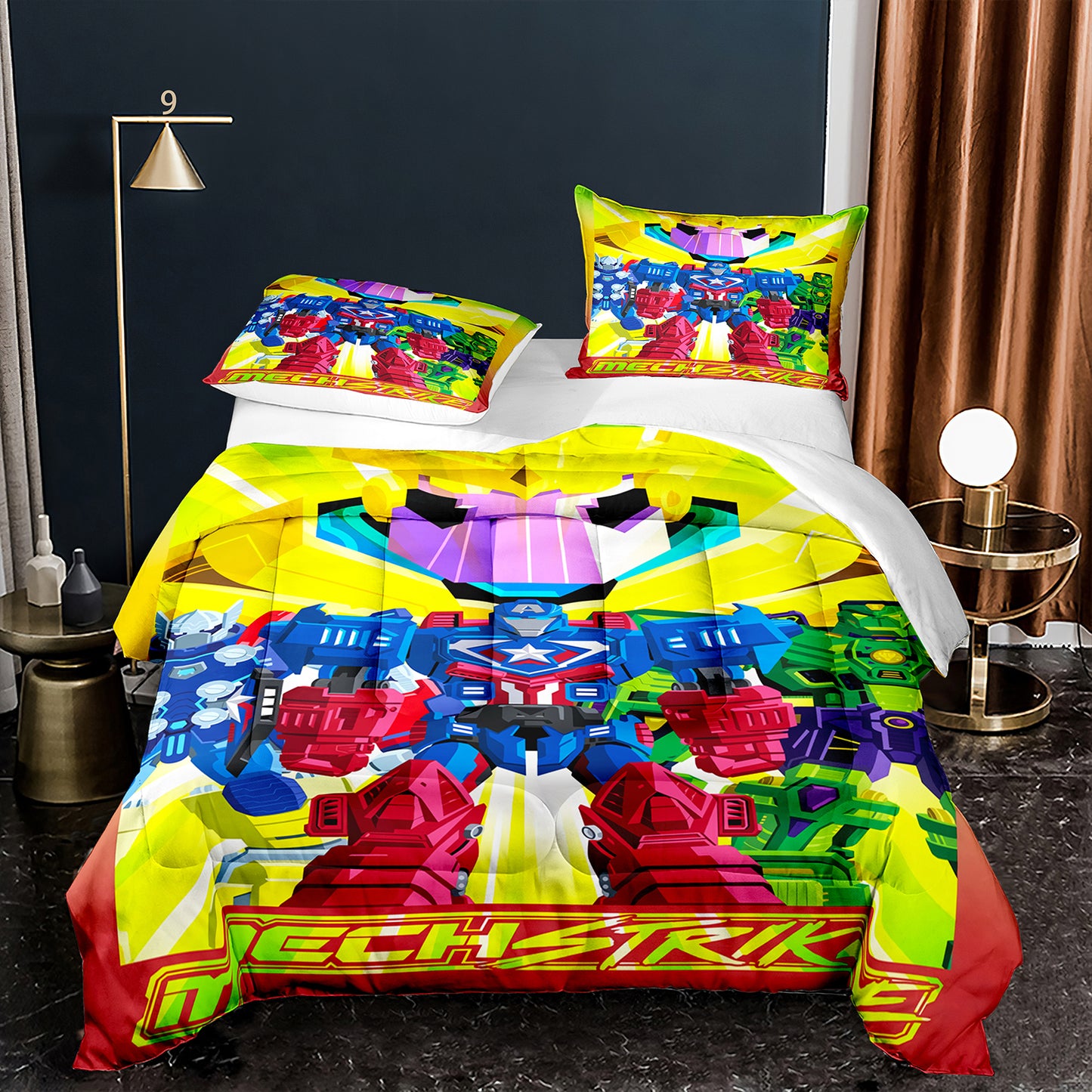 Mech strike Avengers Comforter Set mech strike1021