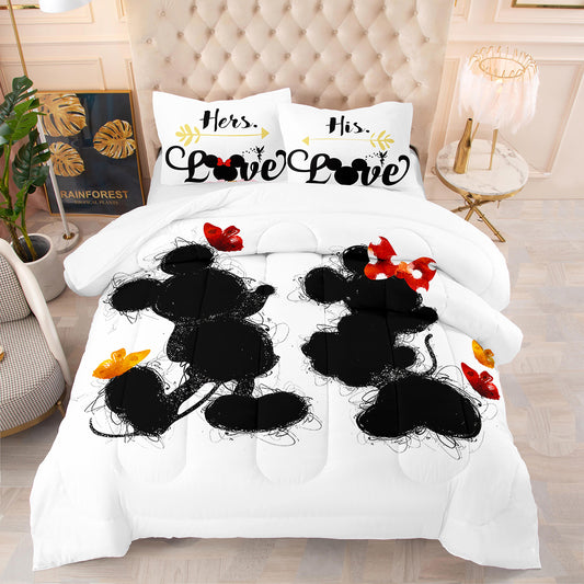 3D comforter King size Micky and Minnie