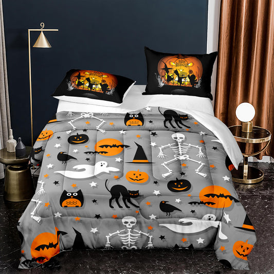Cute Halloween Cartton Comforter Set For Kids