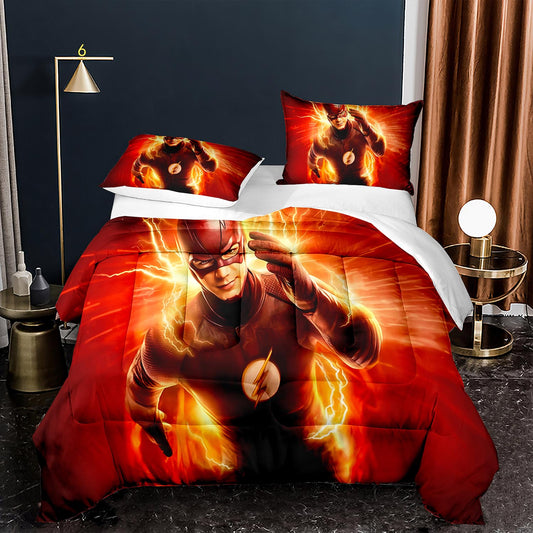 The Flash 3pcs Duvet And Comforter Set