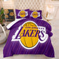 NBA Los Angeles Lakers Streifen-Bettwäsche-Set 