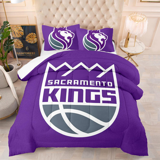 NBA Sacramento Kings flat sheet set Twin size