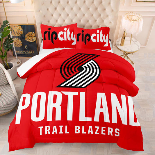 NBA full size comforter set for Portland Trail Blazers fans