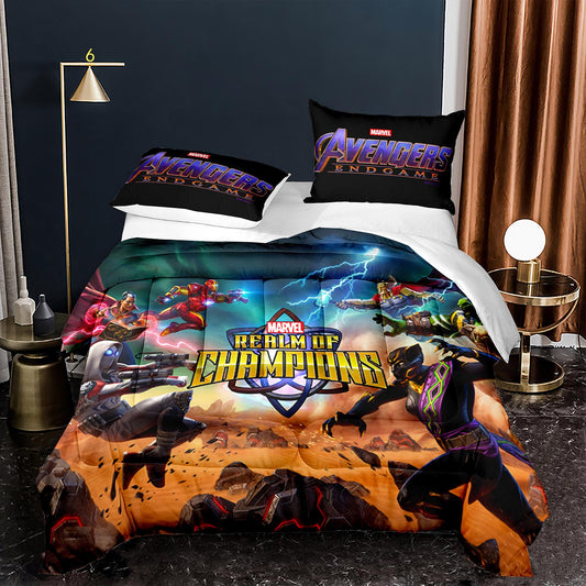 Avengers realm of champions bedding set