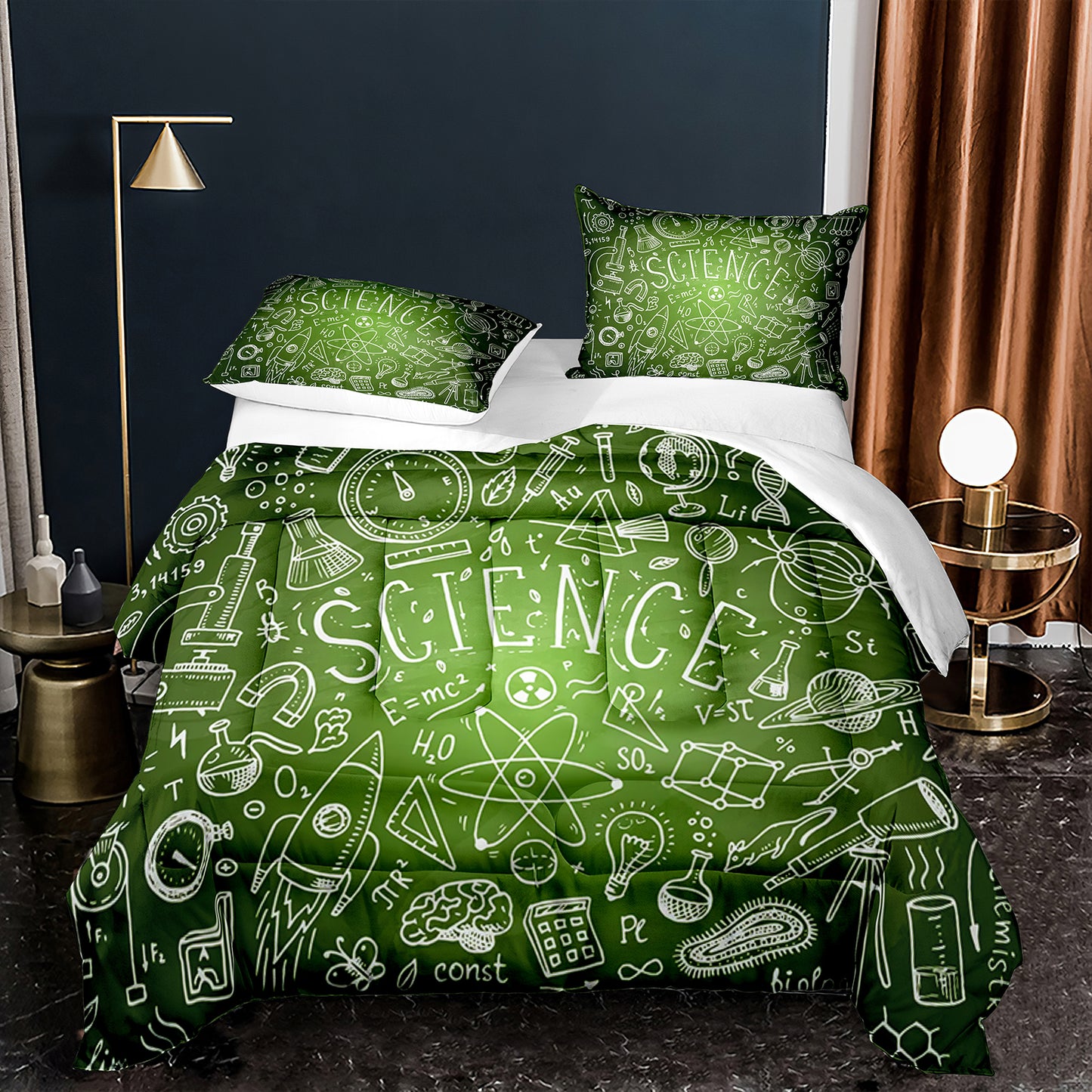 Science whimsy Comforter Set