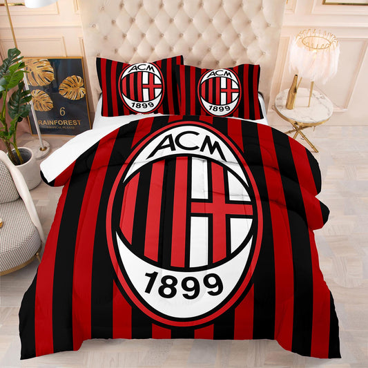 AC Milan Football Club Bettdecken-Set für Fans 