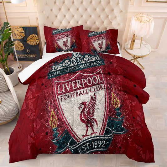 Fantastic Liverpool Comforter And Flatsheet Set