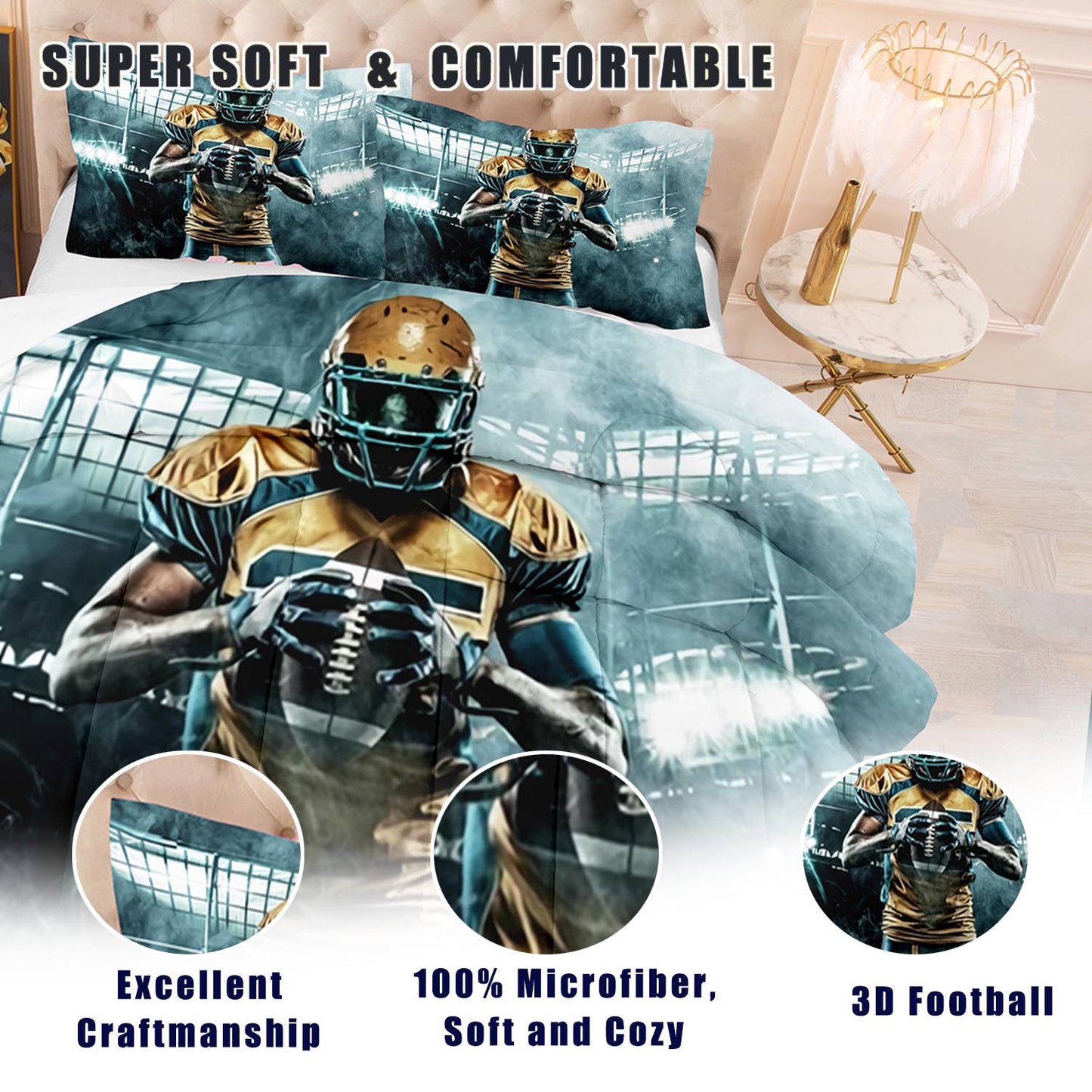 American football Comforter Set football1003