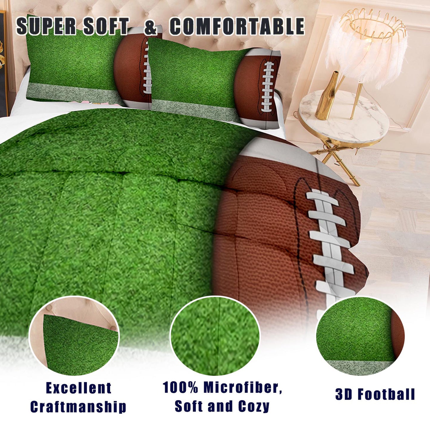 American football Comforter Set football1005