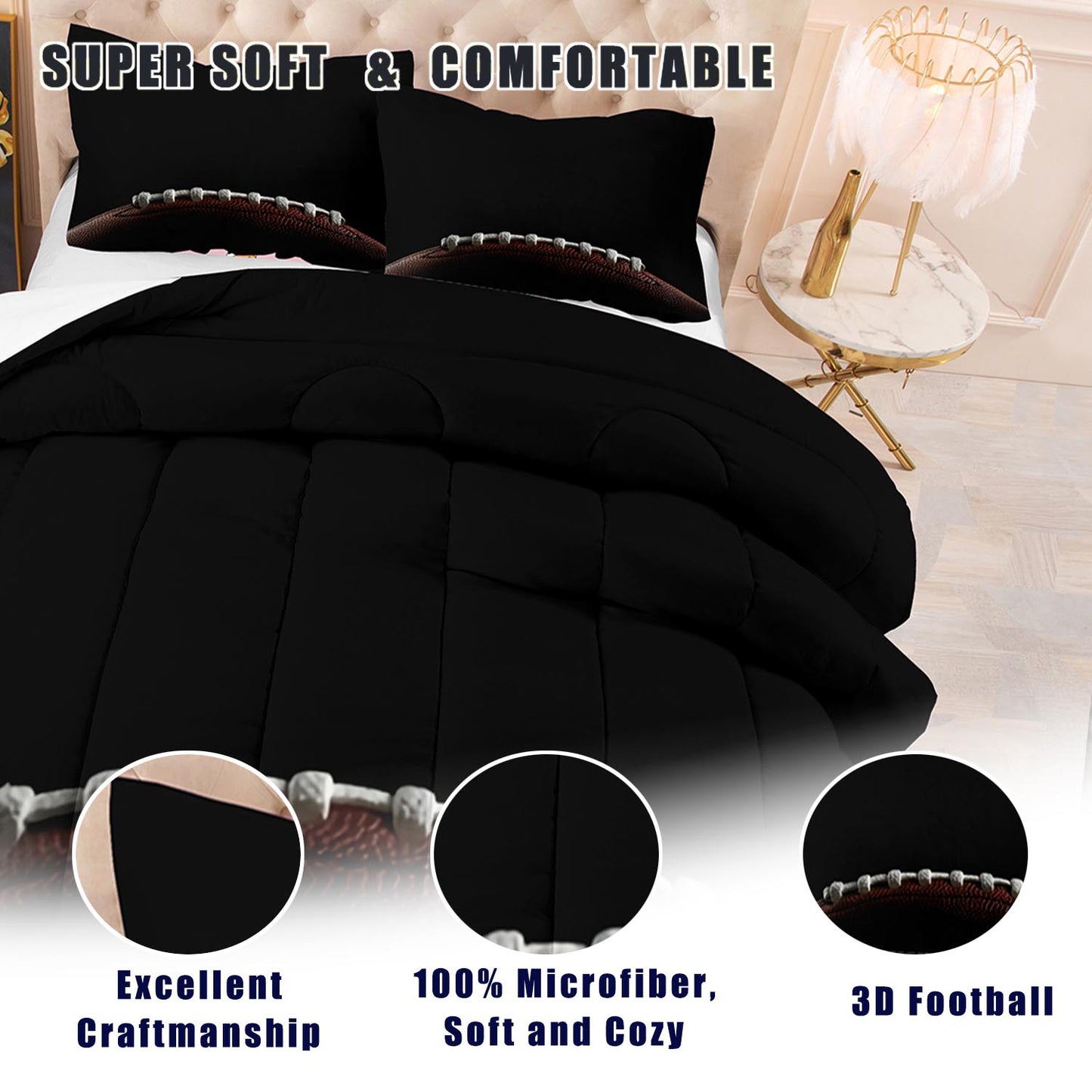 American football Comforter Set football1007