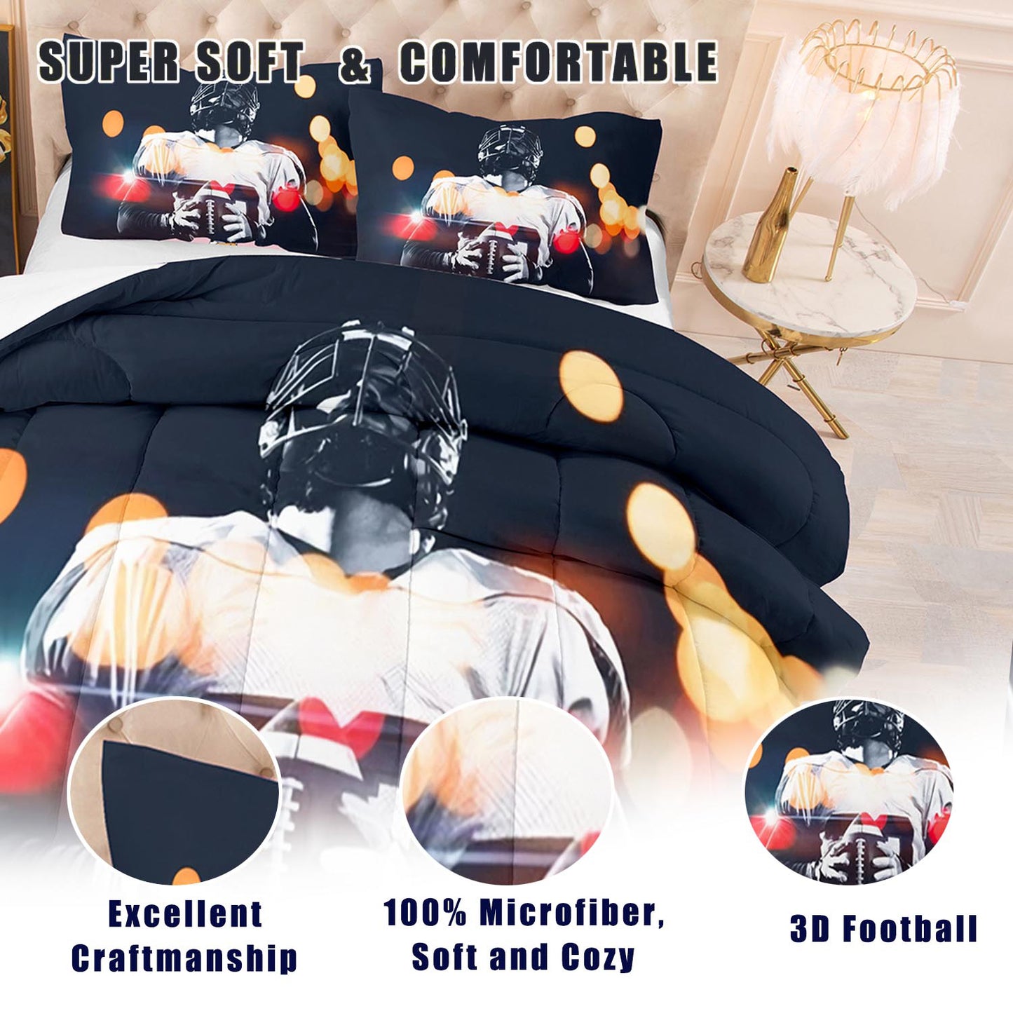 American football Comforter Set football1014