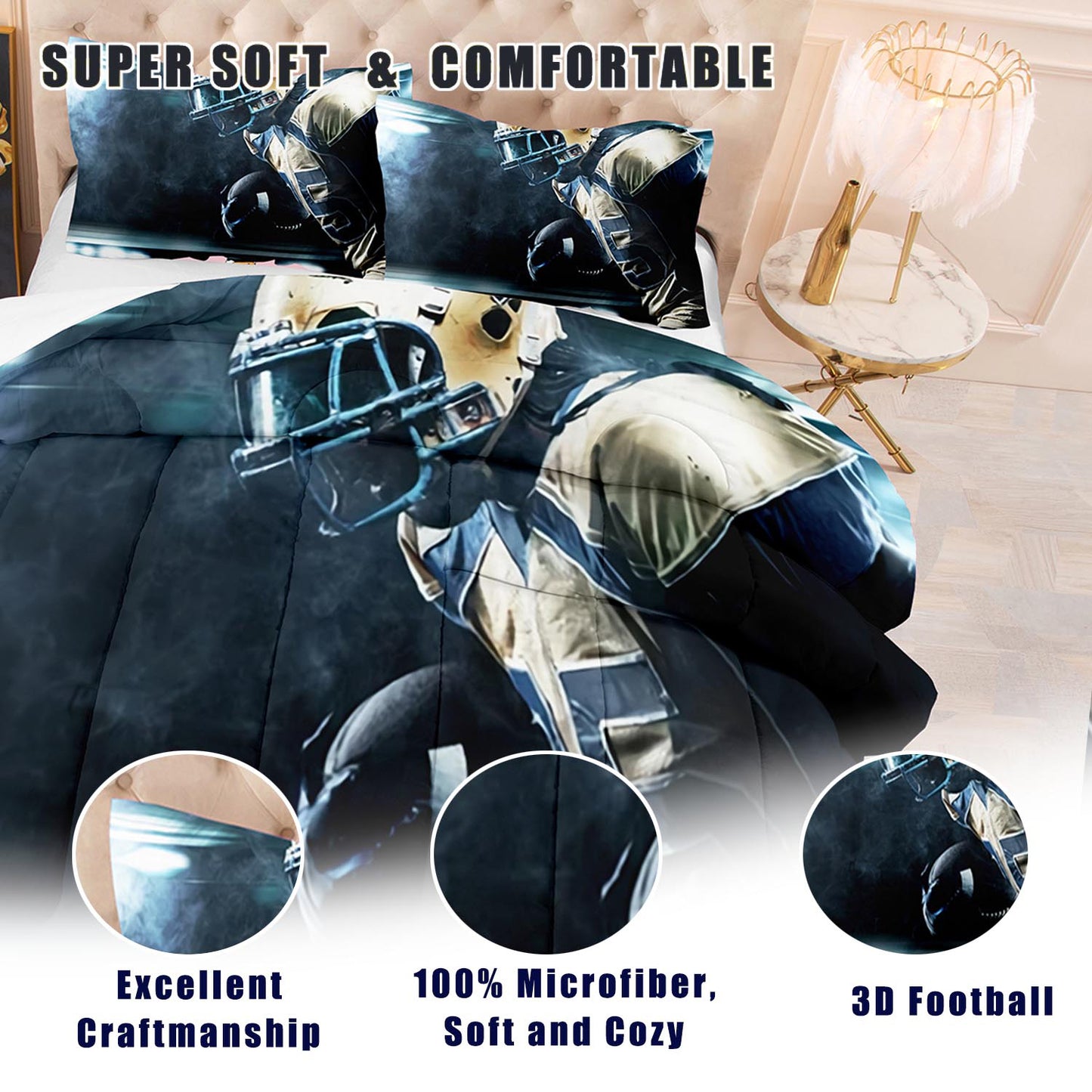 American football Comforter Set football1018