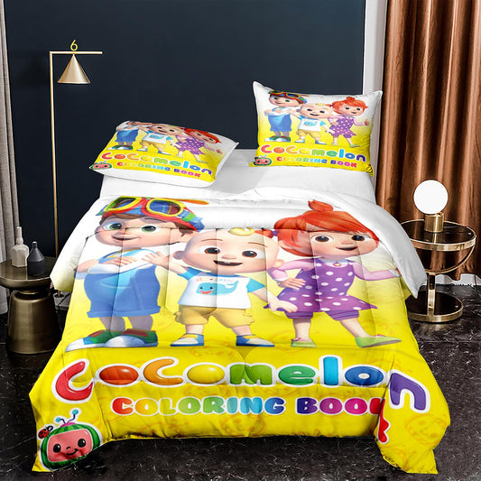 Children's cartoon Cocomelon comforter set 1001
