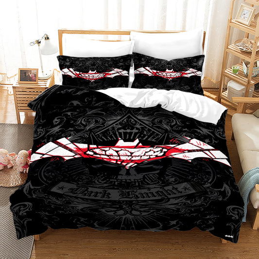 Dark knight batman bedsheet set gift for son