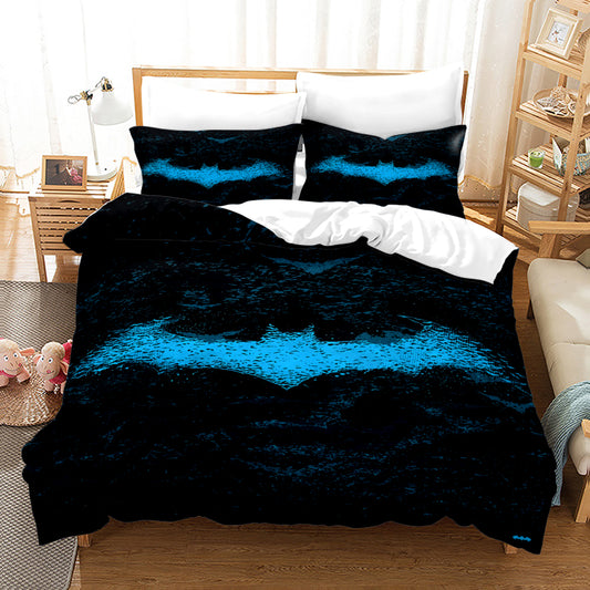 Batman Nightmare Fledermaus-Bettwäsche-Set und Bettbezug-Set 