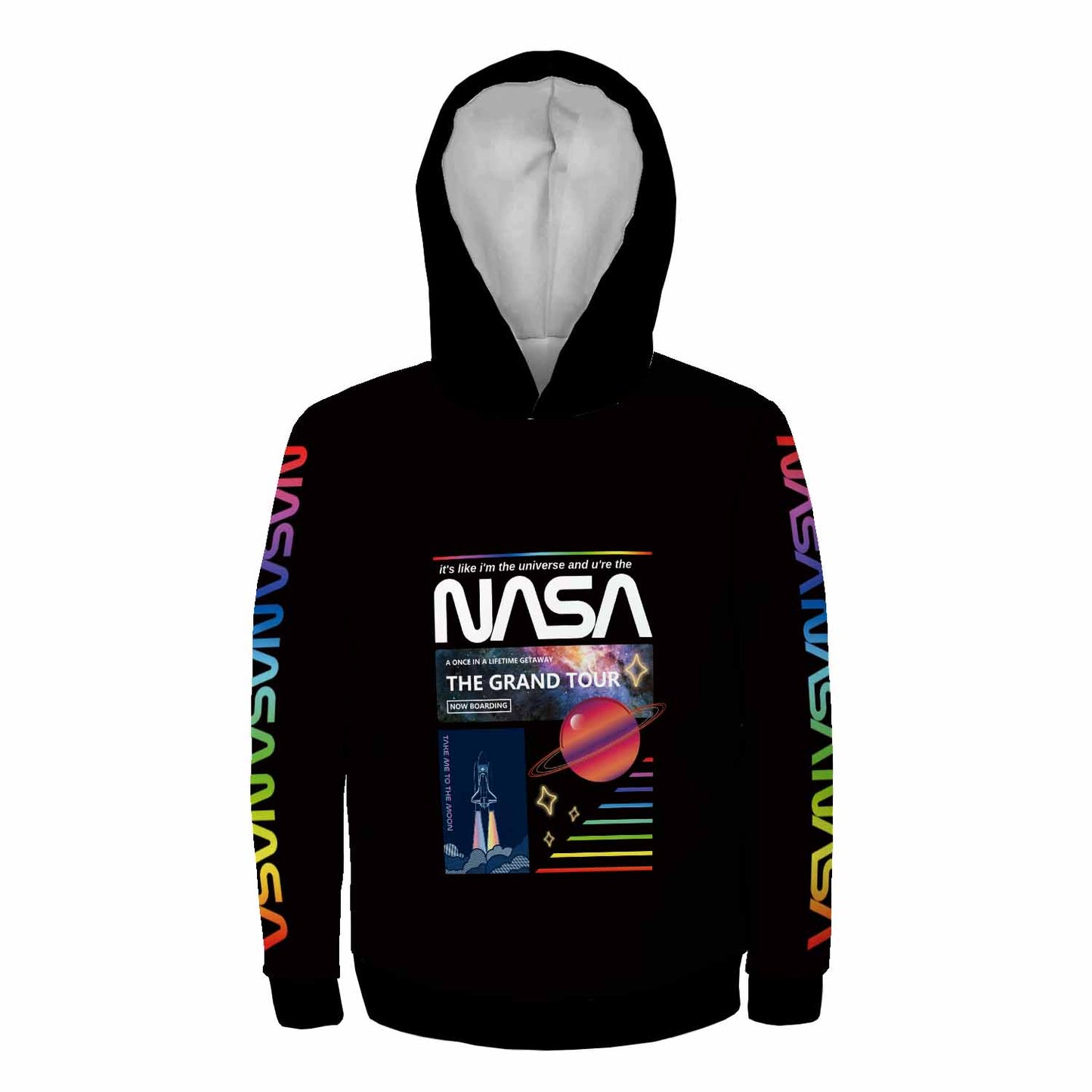 NASA Hoodie Pullover 3D-Druck-Sweatshirts