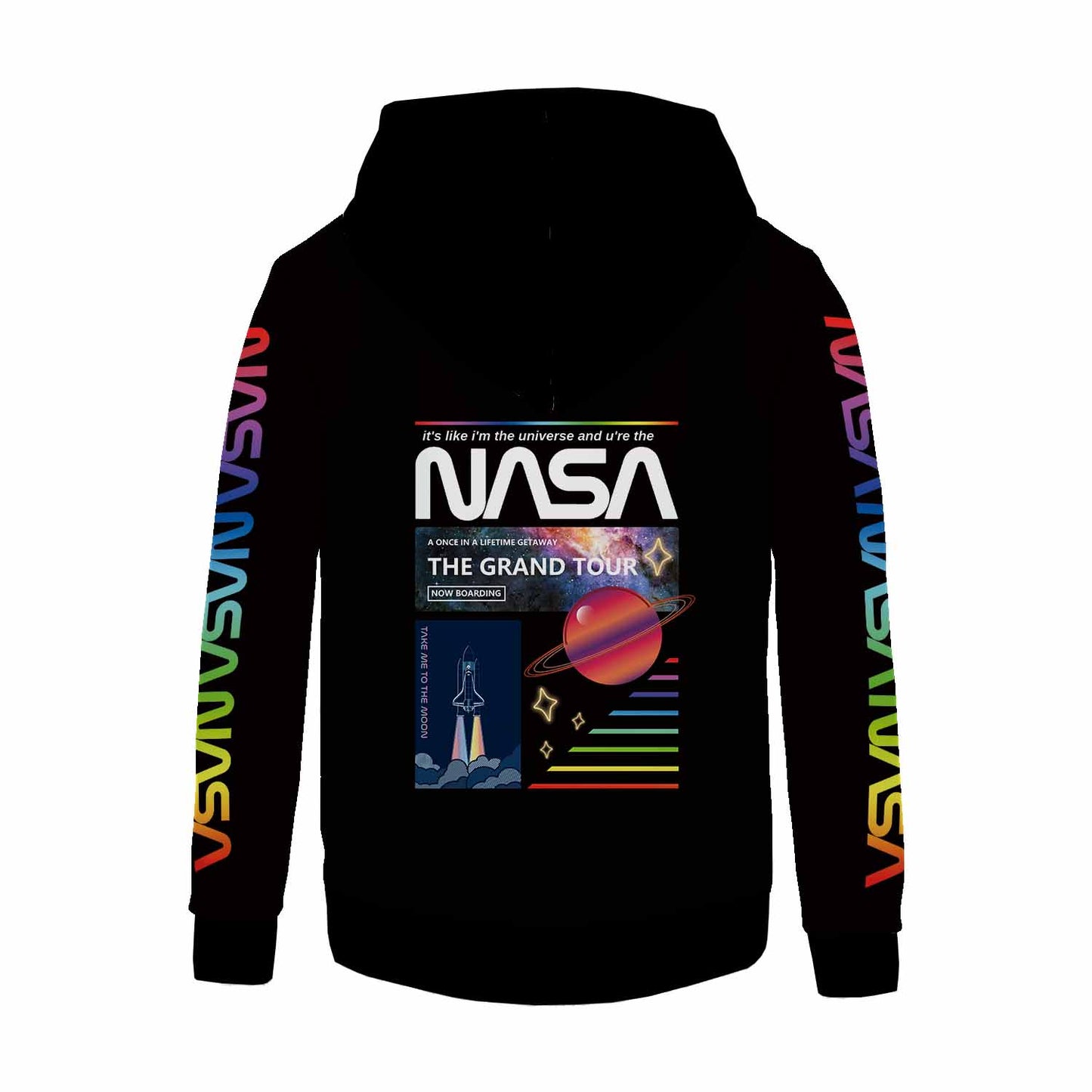 NASA Hoodie Pullover 3D-Druck-Sweatshirts