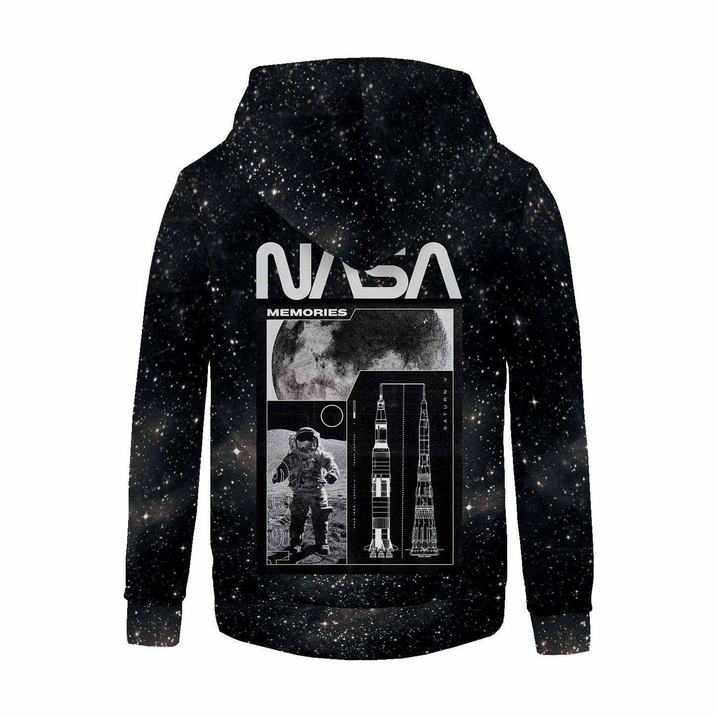 Kostenloser Versand NASA Hoodie Pullover 3D-Druck-Sweatshirts