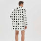 3d black spots winter homewear blanket hoodie