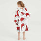 3D-Winter-Homewear mit Weihnachtsmützen-Druckdecken-Hoodie für Kinder