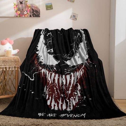 Venom Flannel Fleece Blanket Home Decor We Are Venom
