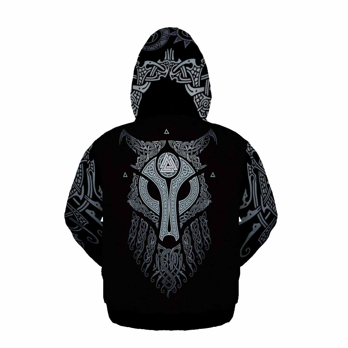 Customizing Graphic Hoodies 3D Print Norse Mythology Odin Eye Pullover Sweatshirts