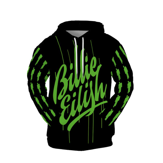 Billie Eilish Fans Hoodie Pullover 3D-Druck-Sweatshirts