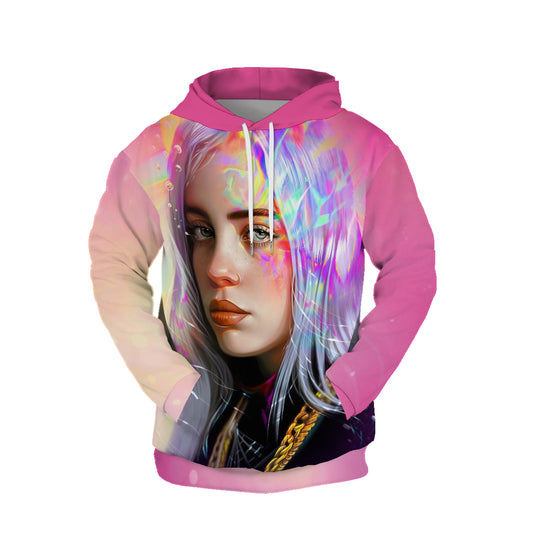 Customizing Graphic Hoodies 3D Print Billie Eilish Pullover Sweatshirts