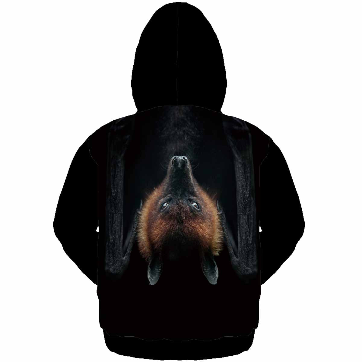 Fledermaus-Hoodie-Pullover mit 3D-Druck-Sweatshirts