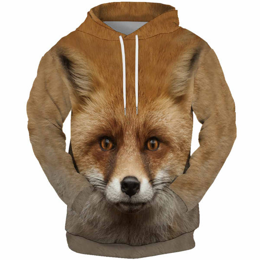 Fox Hoodie Pullover 3D Print Sweatshirts