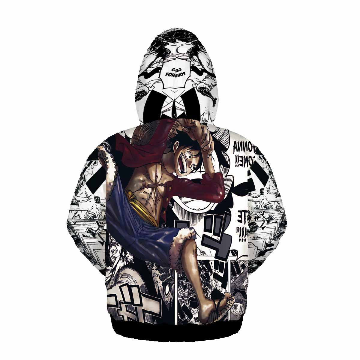 One Piece Hoodie Pullover 3D-Druck-Sweatshirts